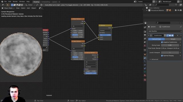 Procedural Asteroid Material (Blender Tutorial) смотреть онлайн