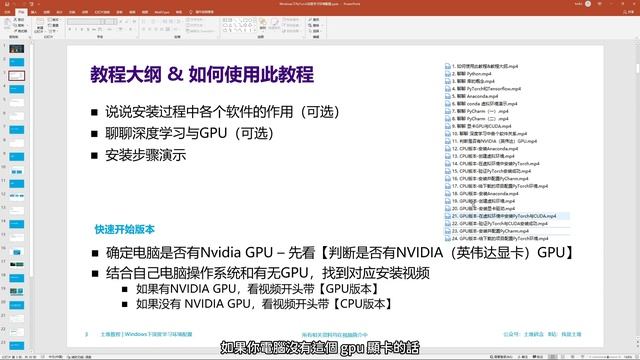 1. 【必看】如何使用此教程&教程大綱 | Windows下深度學習環境PyTorch的安裝與配置教程 смотреть онлайн