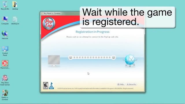 Help Tutorial - How to Register a PopCap Game смотреть онлайн