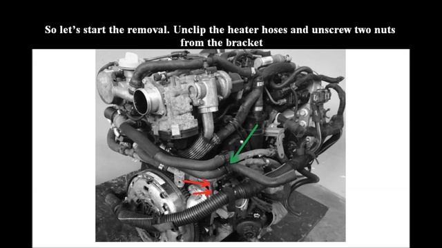 How to remove/replace the starter motor - 1.9 cdti/JTDm - Zafira, Astra, Vectra, Alfa Romeo, Fiat, смотреть онлайн