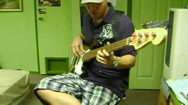 Fretless Fender Jazz Bass and Drum ( Alive cover ) смотреть онлайн