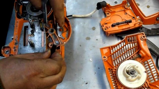 Husqvarna 365, 268, 371, 372xp ремонт подробно (Repair) Часть 1 смотреть онлайн