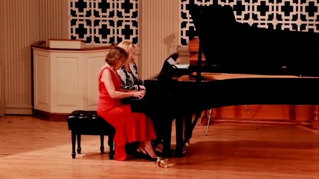 "Spanish Dance" op.21 #2 by Pablo de Sarasate,piano duo-Larissa Korkina,Elena Panova смотреть онлайн