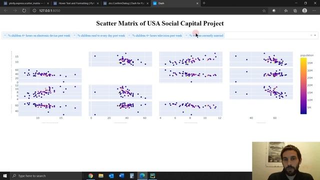 Scatter Matrix (Confirm Dialog) - Python Dash Plotly смотреть онлайн