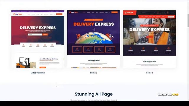 Startesk - Logistics and Transport WordPress Theme trucking wordpress theme transportation Risa смотреть онлайн