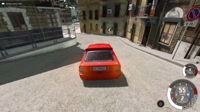 BeamNG.drive - Lancia Delta (831) HF Integrave EVO II 1993 - Car Show Test Drive Crash . 4K 60fps. смотреть онлайн