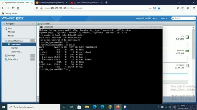 How to exit emergency mode and boot to default mode?| Solved : Linux on emergency mode смотреть онлайн