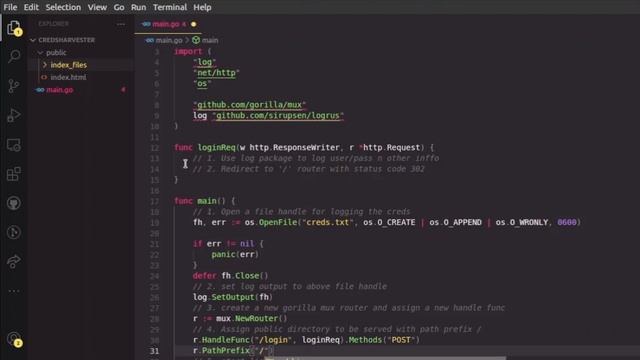 Coding - Simple Credential Logger || Offensive GO Tutorial 2021 смотреть онлайн