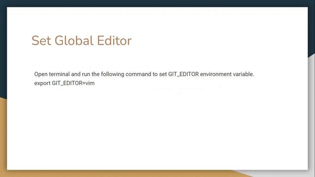 How to Set Vim Default Editor for Git смотреть онлайн