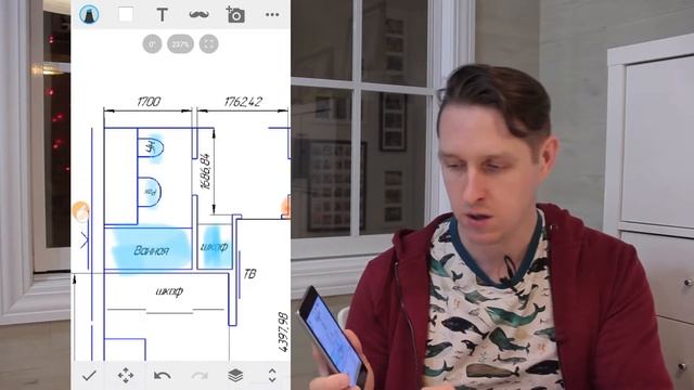 Крутая перепланировка двушки 55,54 кв.м в ЖК Новые сады / часть 1 смотреть онлайн
