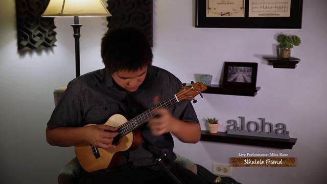 Mika Kane and Custom GKU Tenor Ukulele - (UKULELE FRIEND: Live Performance) смотреть онлайн