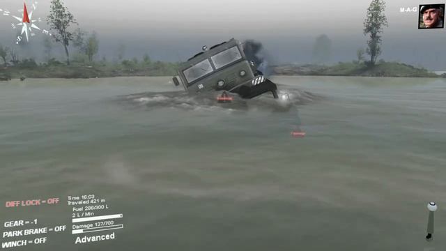 Spintires Mods - Amphibious and Tracked PTS-M - But Does it Float? смотреть онлайн