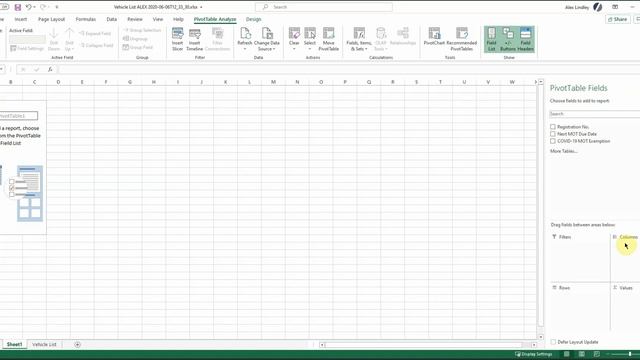 How to analyse MOT Expiry data in Excel using Pivot Tables смотреть онлайн
