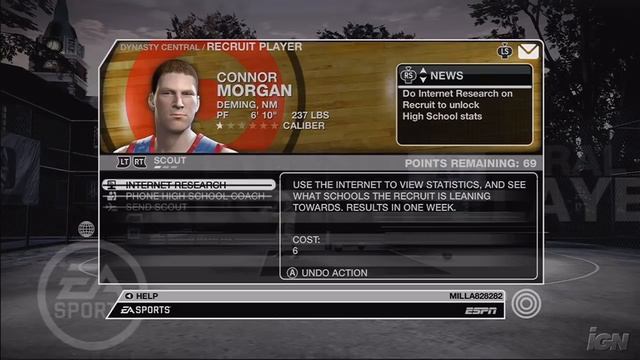 NCAA March Madness 07 Xbox 360 Gameplay - Recruiting смотреть онлайн