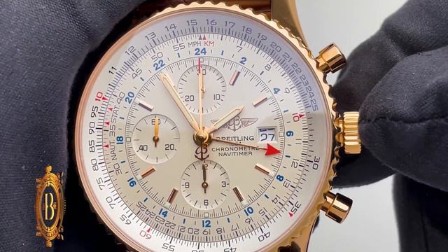 Breitling Navitimer World GMT Chronograph Limited Edition R2432212 смотреть онлайн