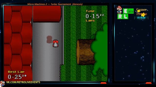 SPEEDRUN.COM - 25 track- Micro Machines 2 -Turbo Tournament - Treehouse Tiles - 1 laps - 00.00.25.1 смотреть онлайн