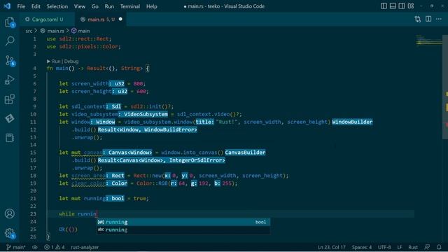Game Development in Rust 5: SDL Events смотреть онлайн