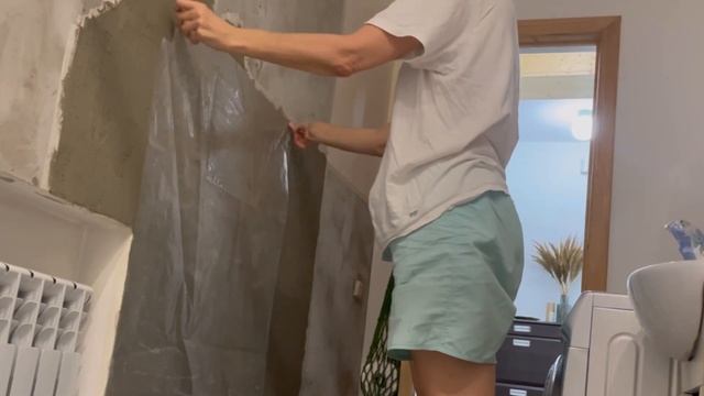 Штукатурка под бетон Новый МК Как можно сэкономить на штукатурке Штукатурка в стиле Лофт смотреть онлайн