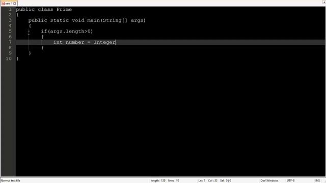 Java Tutorial 06 Command Line Argument and Program of Prime number смотреть онлайн