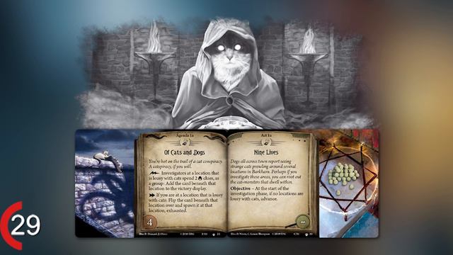 Barkham Horror: The Meddling of Meowlathotep | Arkham Horror Scenario | (a 60 Second Snapshot) смотреть онлайн
