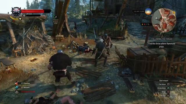 The Witcher 3: Wild Hunt Hammond "Hardest difficulty" смотреть онлайн