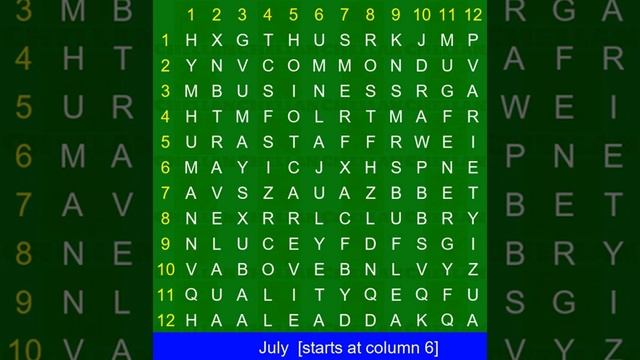 English Fluency Word Search Game 43 - Basic 1000 words смотреть онлайн