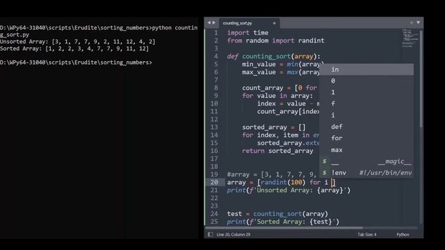 Counting Sort in Python (Tutorial) - Testing and Timing смотреть онлайн