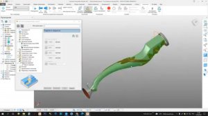 Создание УП для 4 оси в PowerMill   проекция кривой