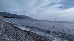 Абхазия, черное море, рыбалка, удачное смена места