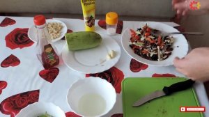 Салат с чечевицей, брокколи, стручковой фасолью Домашняя еда Кухня Рецепты