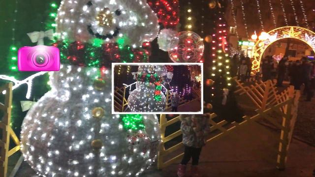 Новый год! Снеговик на центральной ёлке🎄✨| Nikusya смотреть онлайн