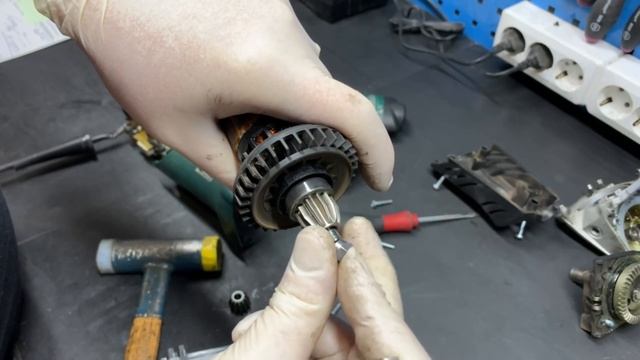 Замена Фланца на УШМ Metabo WE 14-125 Plus смотреть онлайн