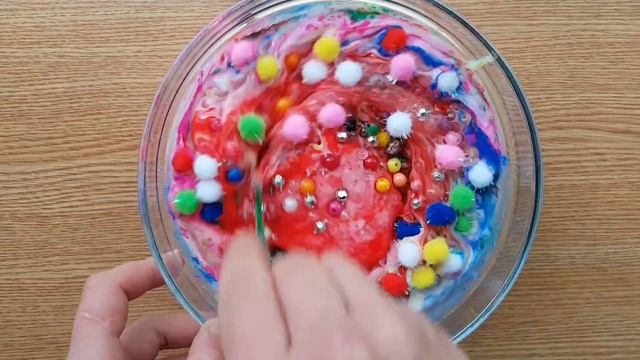 Making Crunchy Slime with Piping Bags #12 смотреть онлайн