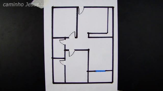 HOW TO DRAW PLAN HOUSES 2 BEDROOMS STEP BY STEP смотреть онлайн