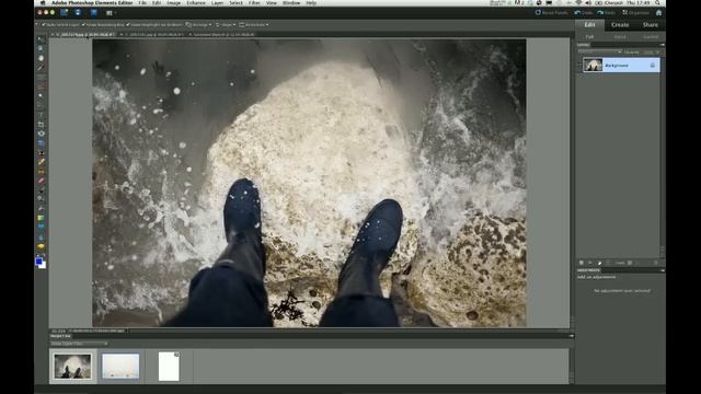How to create a diptych in Adobe Photoshop Elements 10 смотреть онлайн