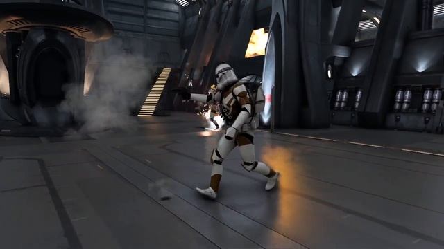 212th Attack Battalion vs Droid Army - Star Wars Battlefront 2 NPC Wars/A.I Battle смотреть онлайн