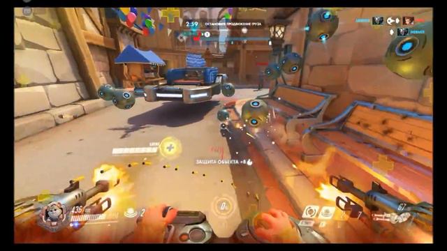 Overwatch. #26. А хомяк-то, в-принципе, не плох (Таран). смотреть онлайн