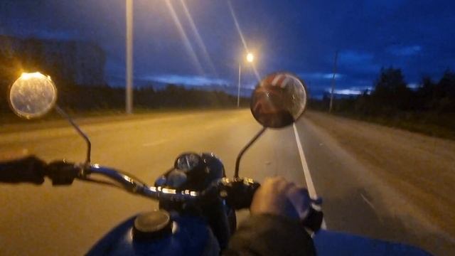 ночные покатушки на Мотоцикле Урал смотреть онлайн