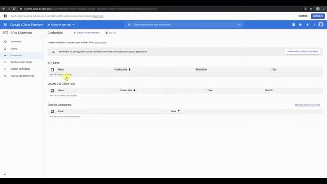YouTube API ч.1 Создание приложения Google API и получение API Key