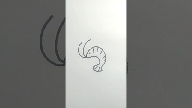 Как нарисовать креветку смотреть онлайн