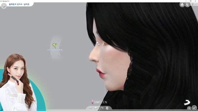 BLACKPINK Jisoo Sims 4 | Create a Sim ? DL + CC 블랙핑크 김지수 (심만들기) смотреть онлайн
