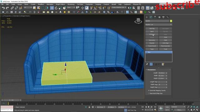 Autodesk 3ds Max Sofa Modeling смотреть онлайн