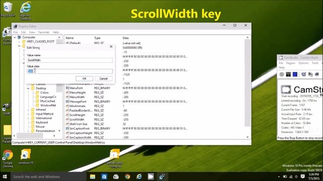 Increase Width Of Scrollbar In Windows