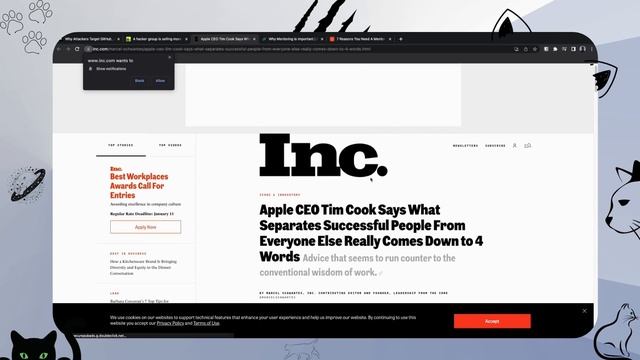 GitHub Accounts Under Attack | Tim Cook Advice For Successful People | Why Mentorship Is Important