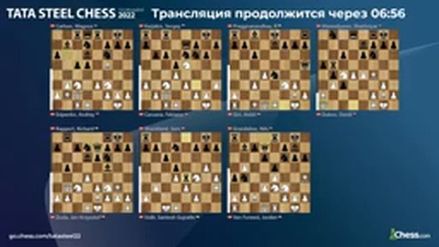 Вейк-ан-Зее 2022 | Тур 1 | Есипенко - Карлсен смотреть онлайн