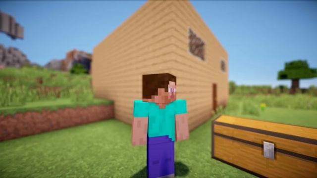 Если бы Fortnite захватил Minecraft | Майнкрафт машинима смотреть онлайн