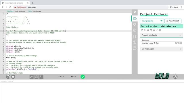 15: MIDI part 1, C++ Real-Time Audio Programming with Bela смотреть онлайн