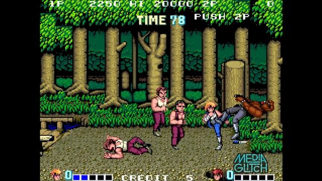 Double Dragon Arcade full play through 4k both Endings смотреть онлайн
