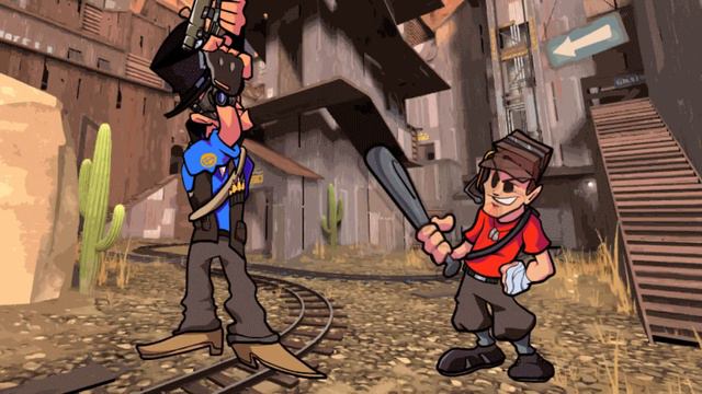 FNF Drowning but it's Scout vs a Really Skill Player смотреть онлайн