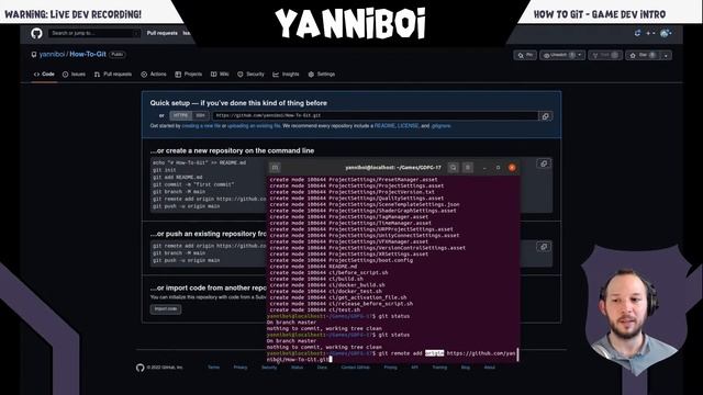How to GIT - Getting started with Unity version control on Github смотреть онлайн